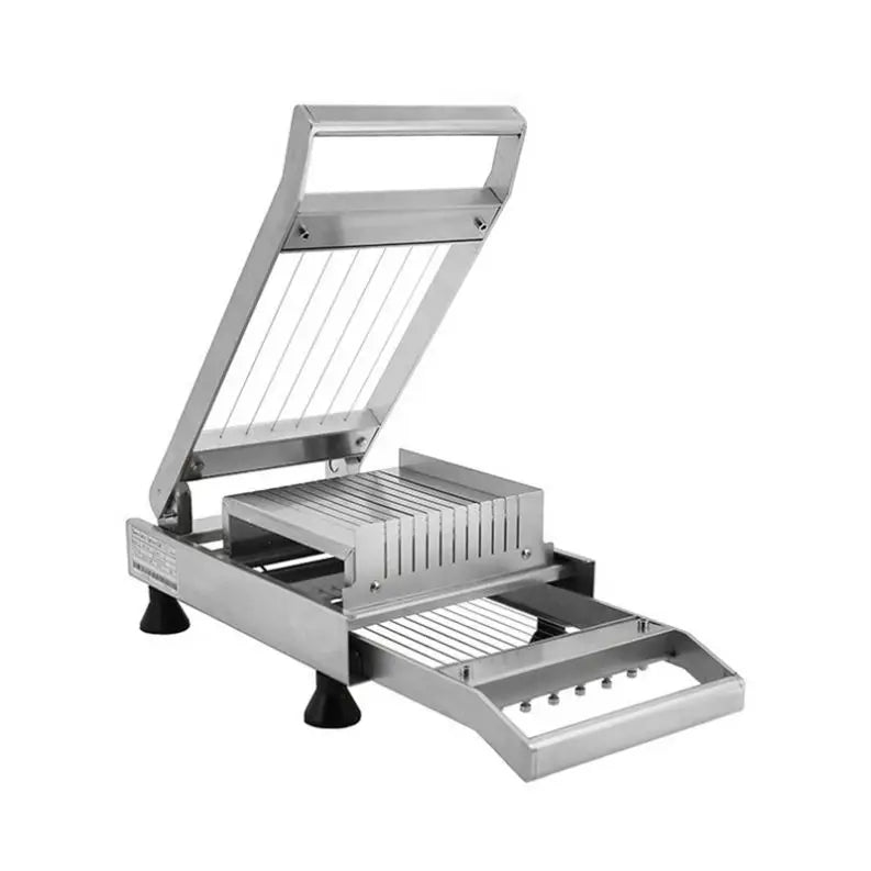 TEBAK Chocolate Cutting Machine Fudge Candy Square Cutter Machine Cut Truffle Block Tool Slicing Manual Cheese Cake Guitar