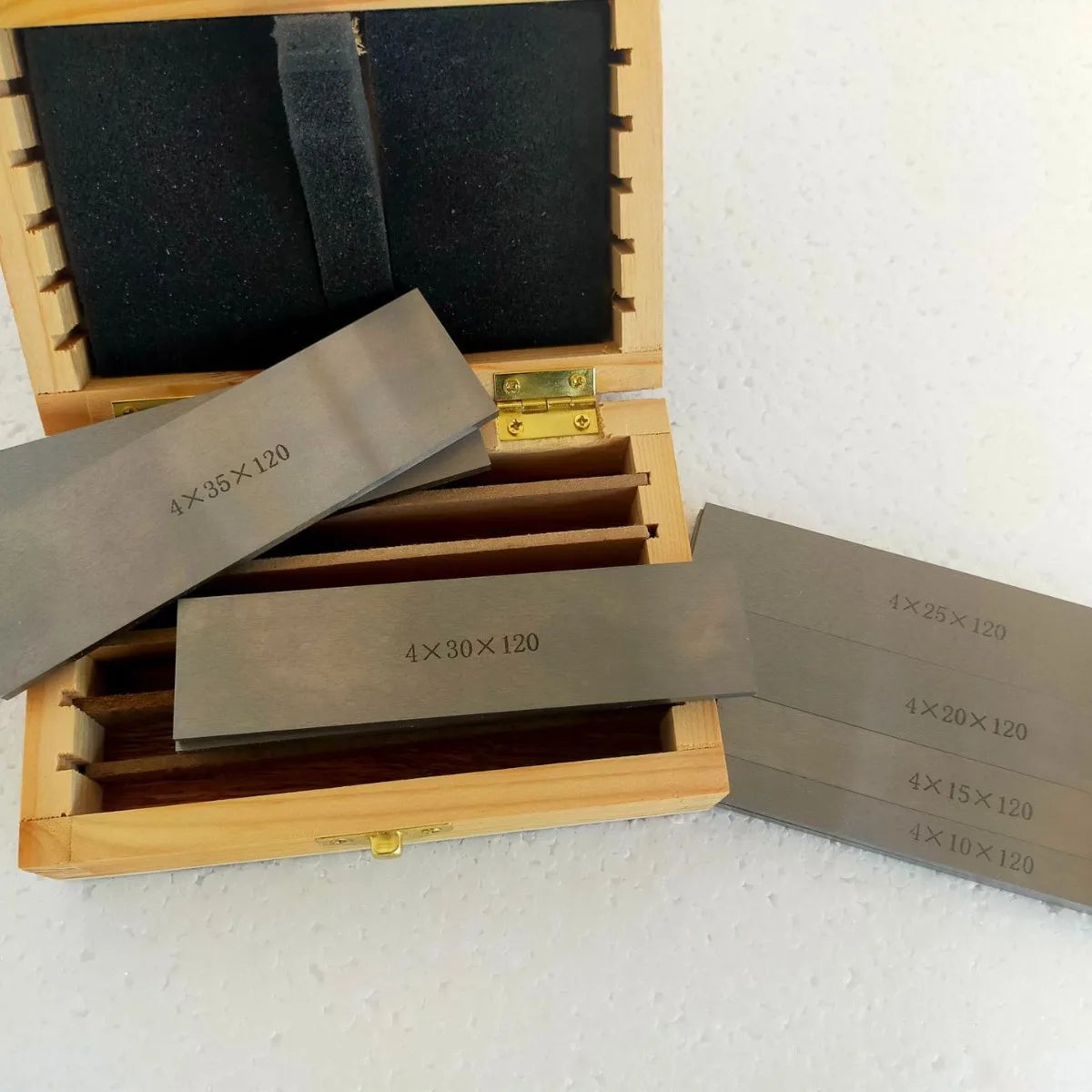 TEBAK Machine Tools 150x8.5mm 9pairs Precision Parallel Set Block Set Parallel Pad Gauge Block CNC Milling Pads