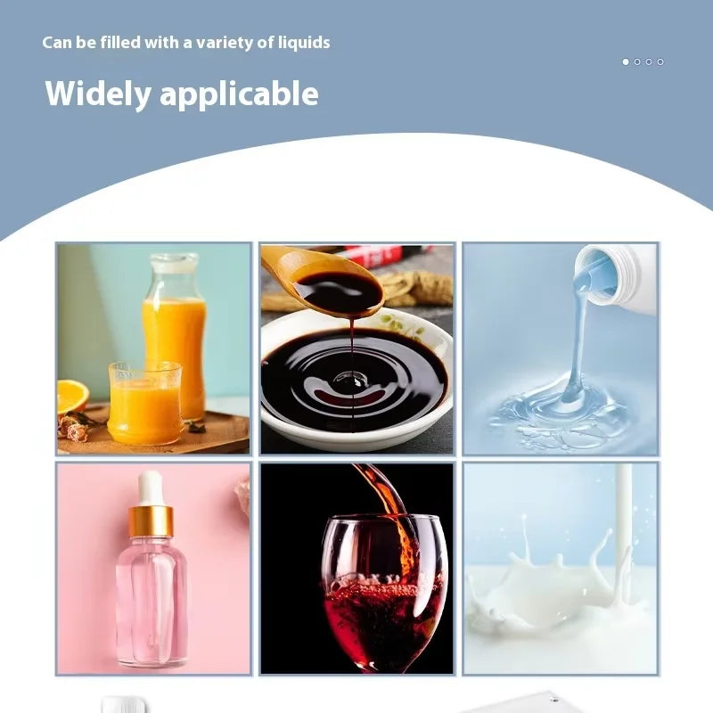 TEBAK Factory Wholesale Price Digital Control Liquid Filling Machine Juice Milk Portable Electric Liquid Water Filling Machine