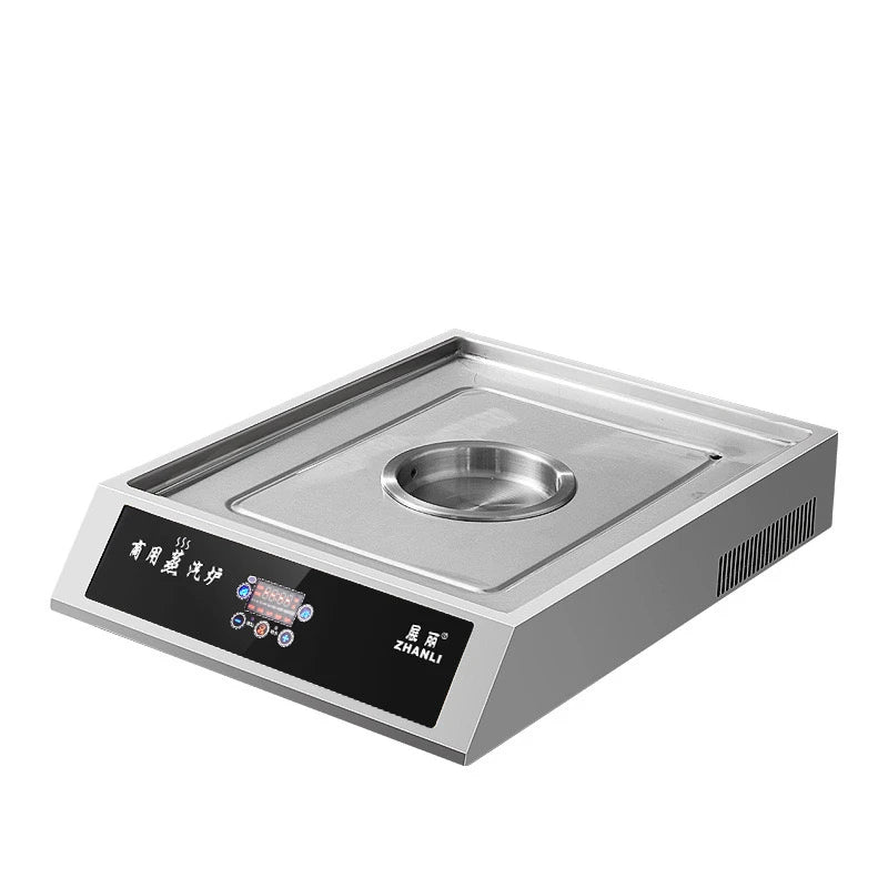 TEBAK 3000W Commercial Electric Food Steamer Countertop Bread Maker Stainless Steel Bread Bun Steamer Machine