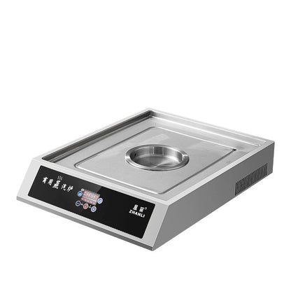 TEBAK 3000W Commercial Electric Food Steamer Countertop Bread Maker Stainless Steel Bread Bun Steamer Machine