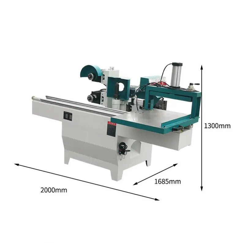 A Double-Track Pneumatic Square Tenoning Machine New Woodworking Machinery with Five-Disc Tenoners Motor-Driven Mortising Machines