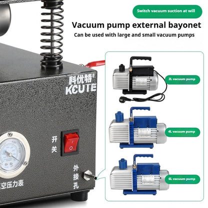 ANDUUK Multifunctional Gold Silver Jewelry Vacuum Casting Machine Gypsum Pumping Suction Rod Vibration Mold Industrial Equipment