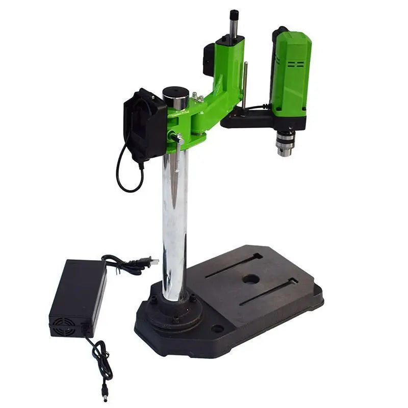 Woodworking BG-5199 Bench Drill - Large Working Diameter - Plug-in Lithium Battery Dual-use Z-shaped Swivel Drill - Tap Machine
