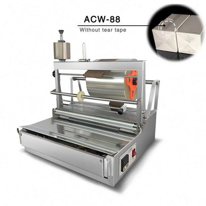 TEBAK High Efficient BOPP Cosmetic Box Condom Three-dimensional Packaging Manual Film Stamping Wrapping Machine