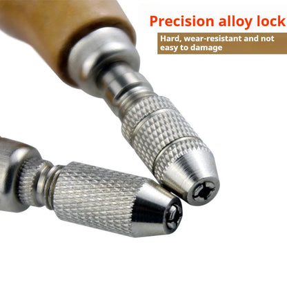 Jewelry Making Tools 3-Chunk 1mm 2.35mm 3mm Pin Vise Carbide Wood Hand Drill for Jewelry Mushroom Sharp Diamond Bead Tool Stone