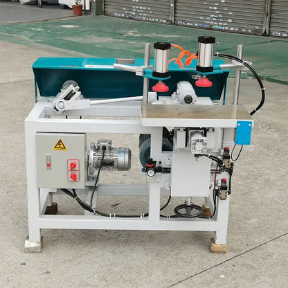 A TEBAK Simple Single Spindle Mortising Slotting Woodworking Horizontal Tenon Slot Mortise Single Head Machine for Wood Door Lock