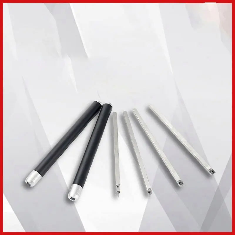 TEBAK Handle Wood Turning Tool Set Carbide Tipped Lathe Finisher/Rougher/Detailer/Hollower Tools Turning Set
