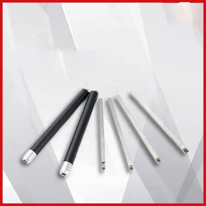 TEBAK Handle Wood Turning Tool Set Carbide Tipped Lathe Finisher/Rougher/Detailer/Hollower Tools Turning Set