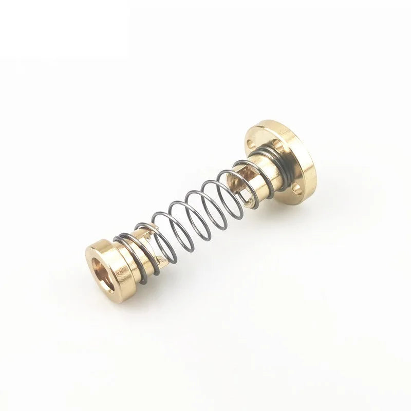 TEBAK W-10 Elimination Gap Nut Acme Threaded Rod Lead Screws DIY CNC 3D Printer Parts T8 Anti Backlash Spring Loaded Nut