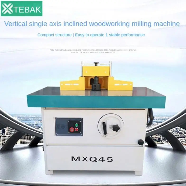 A TEBAK XJ-20 High Quality Woodworking Spindle Moulder Machine Mx5117b End Miller Automatic Wood Shaper Cutter