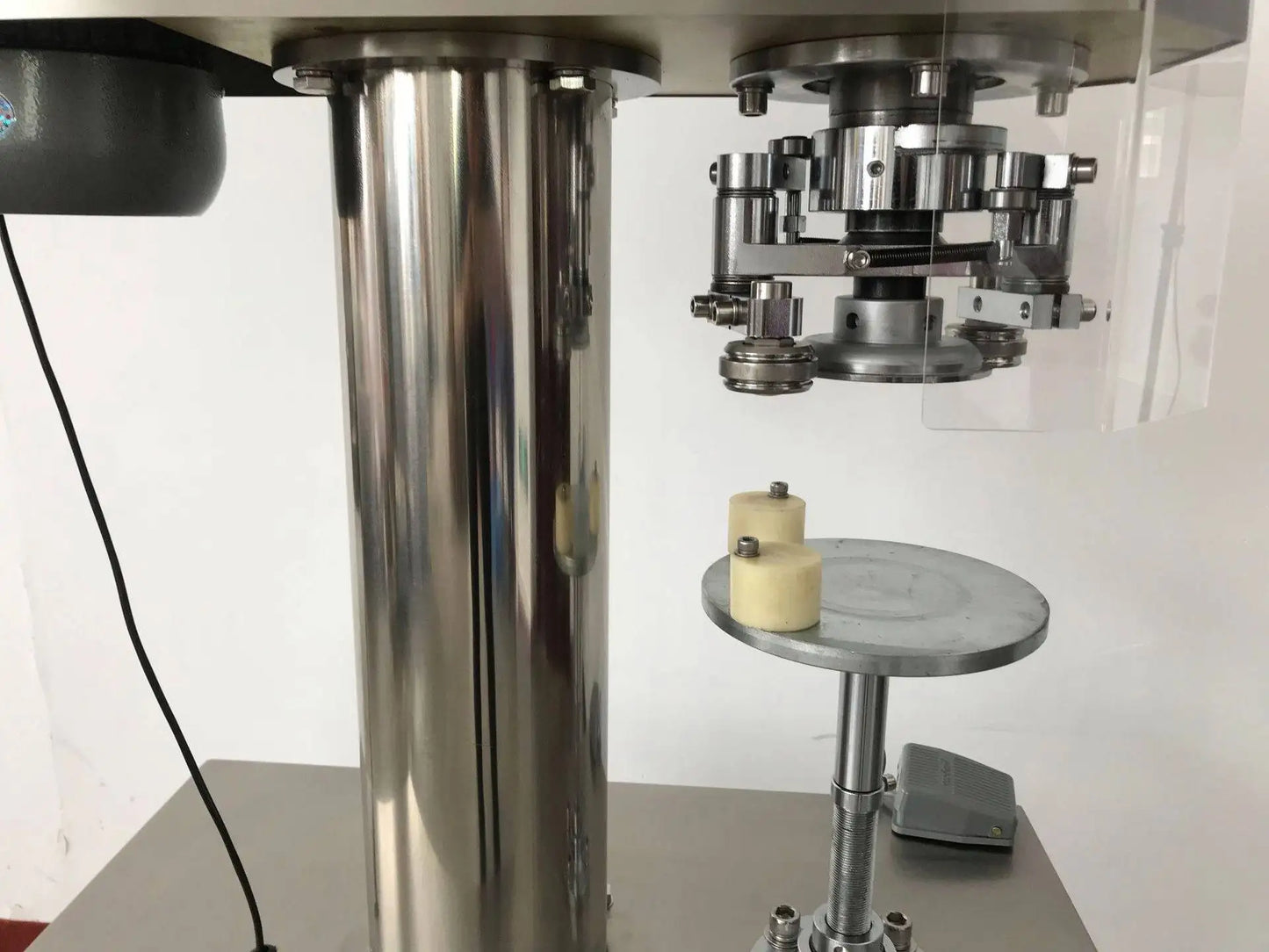 TEBAK Glass Jar Vacuum Sealer Machine Mini Cup Sealer Vertical Electric Aluminum Beer Soda Stainless Steel Can Capping Machine