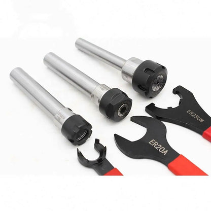 Milling Machine Tool Straight Shank C16 ER16M Mechanical Part Mini Nut Straight Shank Collet Chuck