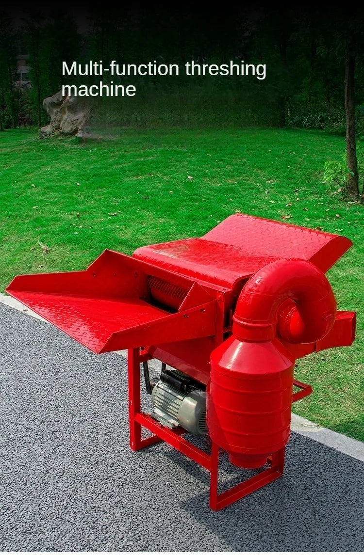 Wheat Rice Thresher Multifunctional Thresher Household Paddy Rice Thresher Machine