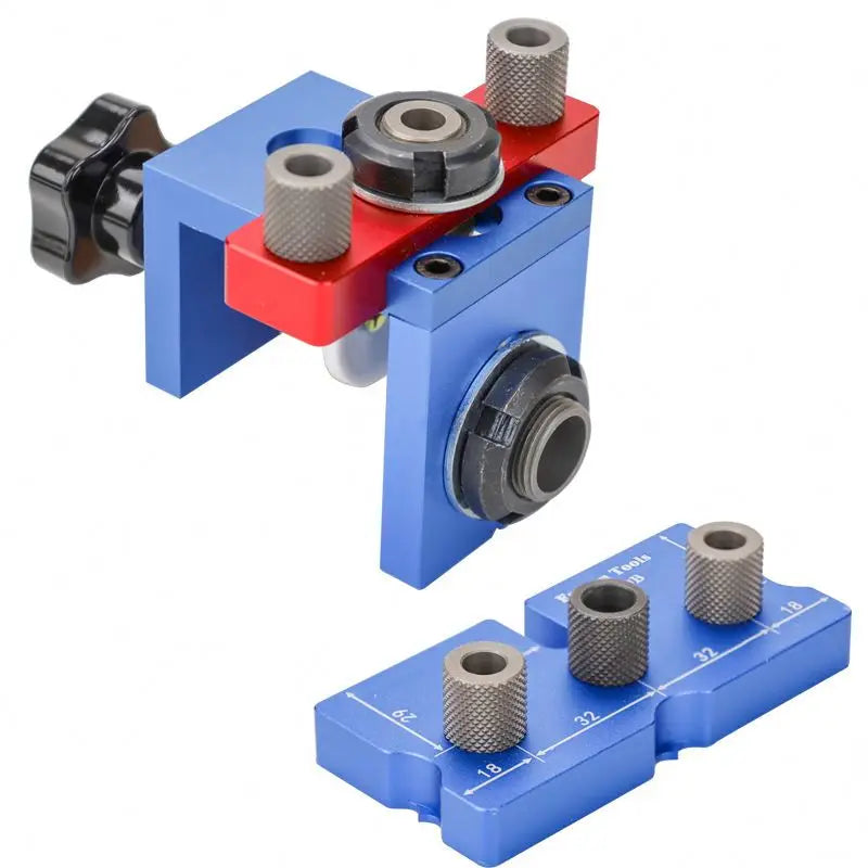 TEBAK W-136 Woodworking  Three in One Circular Wooden Tenon Panel Furniture Auxiliary Drilling  Tool Woodworking Pocket Hole Jig