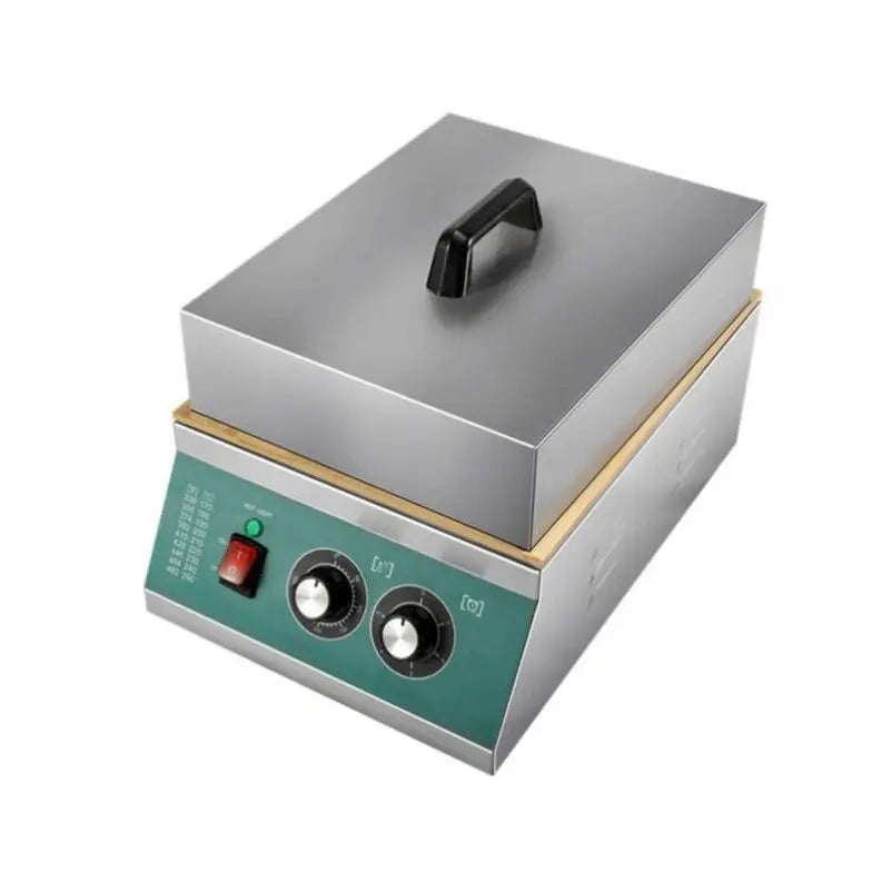 Stainless Steel Souffle Grill Maker Commercial Double Groups Souffle Machine Digital Souffle Pancake Maker for Snack Bar