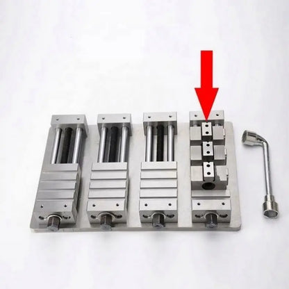 ANDUUK Custom Cnc Copper Fixture Multi-station Copper Fixture Multi-station Vise Flat Pliers Cnc Electrode Fixture