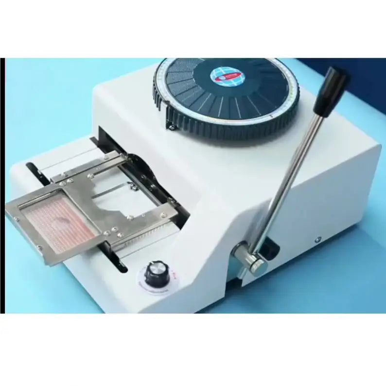 2024 Plastic Card Making Machine PVC Card Embosser /Card Making Embosser Code Embossing Machine