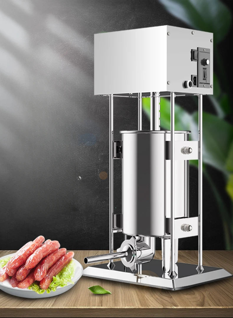 TEBAK Automatic Electric Sausage Making Machine 10L 15L Large Capacity Sausage Filling Machinery Electric Sausage Stuffer
