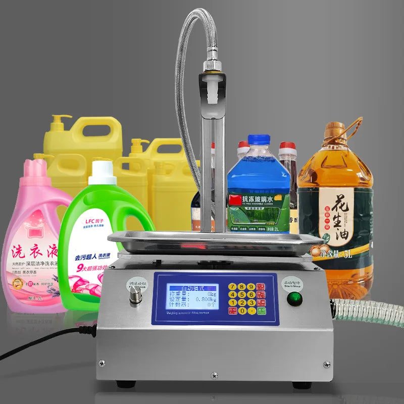 CSY-L17 High Quality Semi Automatic Weighing Paste Honey Gear Pump Filling Machine Piston Shampoo Cosmetic Cream Small Bottle