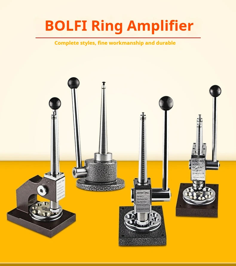 TEBAK Jewelry Making Tools Ring Enlarger Tool Kits Stretching Reducing Machine Adjust Tool Bench Ring Stretcher Reducers