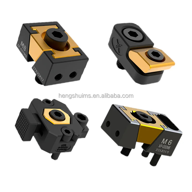 Cheap M6/8/10 Ok Vise Wedge clamps Modular Wedge Clamping element Single Vice Pneumatic Locking Block Side Pressure Positioning