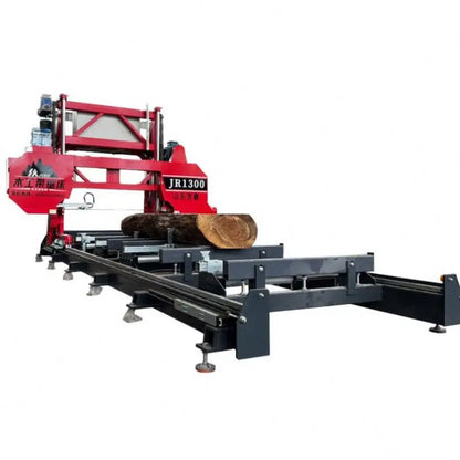 A TEBAK Large Horizontal Gantry Sawing Machine Automatic Sawmill Price Electric Power Automatic Band Saw Saw Board diesel Sawmill