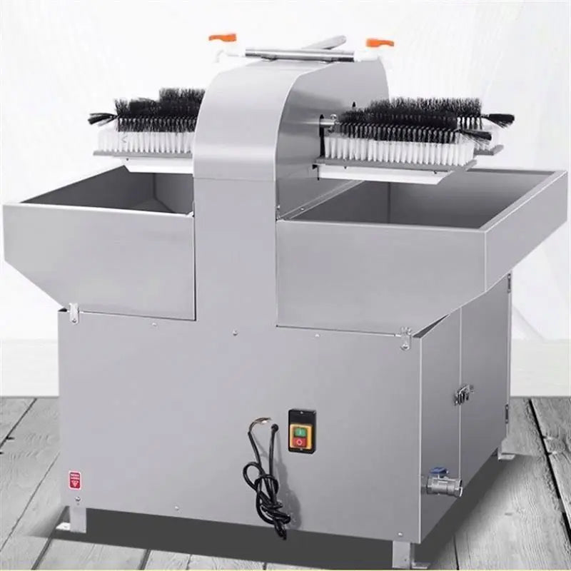 TEBAK Commercial 4-Head Semi-Automatic Brush Bottle Washing Machine