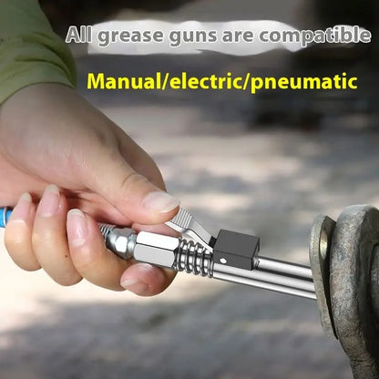 TEBAK Locking Clamp Type High Pressure Injection Nozzle Electric Butter Machine Self-locking Flat Nozzle Flat Head Accessories