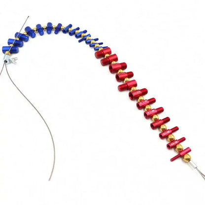 TEBAK 26PCS Male/Female Thread Identifier Gauges Nut & Bolt Thread Checker Set Inch and Metric Nuts Thread Identifier