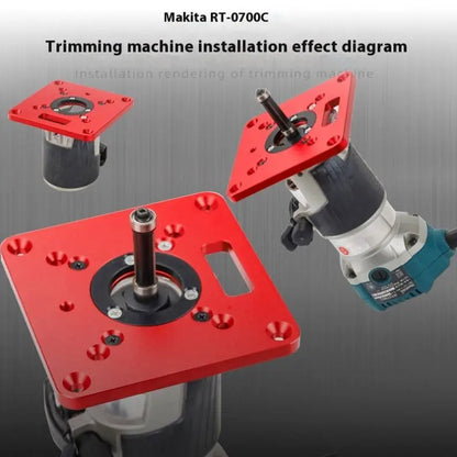 TEBAK W-55 Woodworking Engraving Machine Flip Plate Bakelite Milling Slotting Power Tool