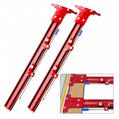 TEBAK Wood Working Tool Parallel Guide Rail System Woodworking Aluminum Guide Rail Joining Set Alloy Circular Saw Track Set