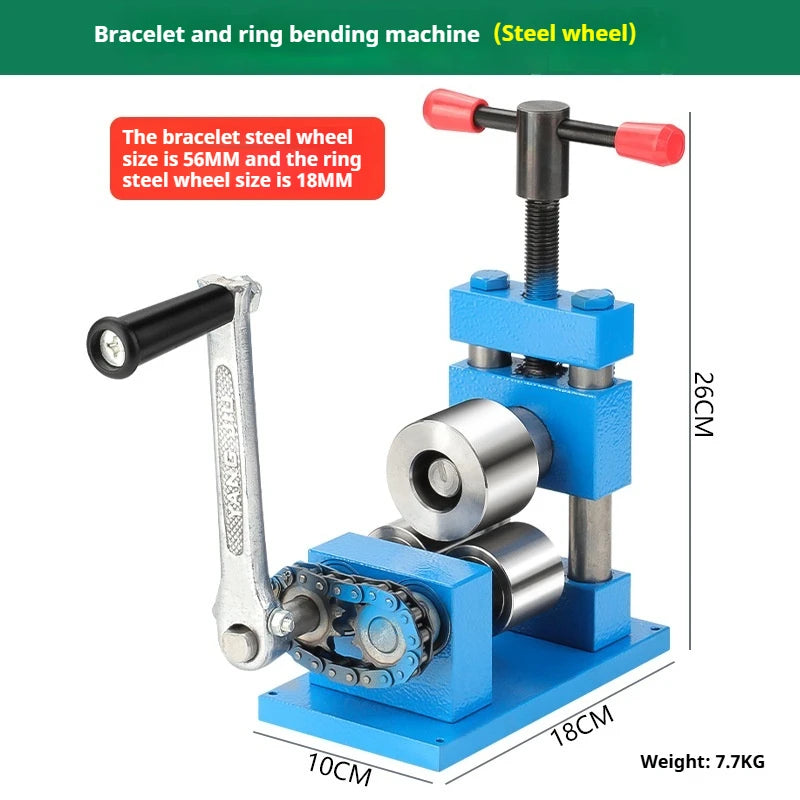 TEBAK Jewellery Tools Bangle Forming Tool Ring Forming Machine Jewelry Making Set Bracelet Pressing and Rounding Machine