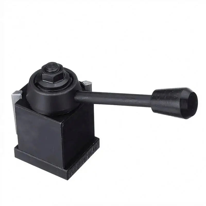 TEBAKHigh Durability OXA 3pc Wedge Type Tool Post Set for Efficient for Lathe Operations with Quick Change Capability