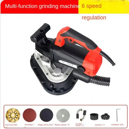 TEBAK Concrete Grinder Industrial Floor Wall Polisher Edge Grinding Polishing Machine for Concrete Floor Polisher Machine