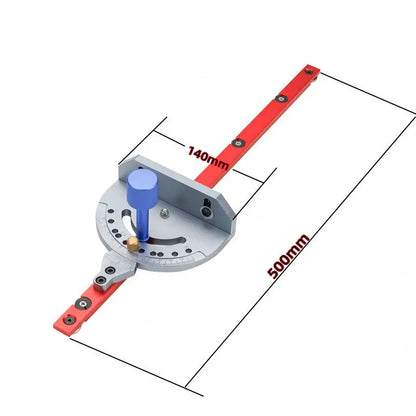 TEBAK W-53 Miter Gauge Carpenter Woodworking Angle Push Ruler Table Saw Universal Push Handle Craftsman Tool Woodworker Sawing