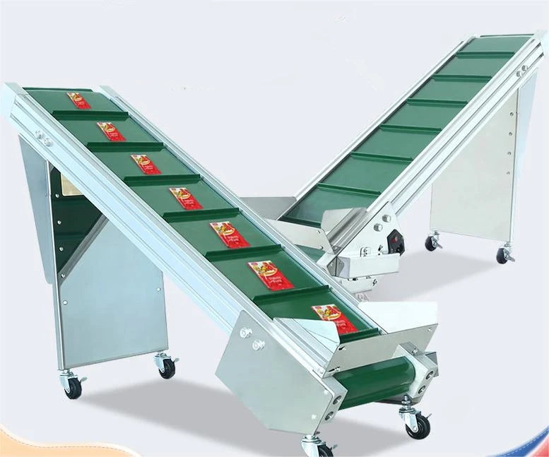 KLE-17 TEBAK Heavy Duty Output Conveyor Professional Industrial Production Line Anti-slipned Feeder Climbing Machine