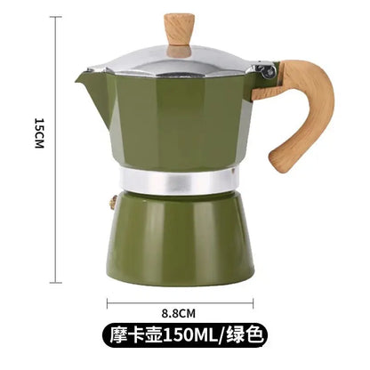 Newest Type Italian Coffee Maker Espresso 3cup 6 Cup Aluminum Coffee Maker Moka Pot