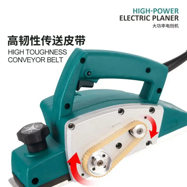 Tebak 110V/220V High Power Home Handheld Wood Edge Surface Trimmer Multifunctional Portable 220v Electric Wood Planer