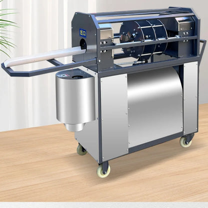 TEBAK New Design Commercial Stainless Sugarcane Machine for 30mm-58mm Diameter 500W Electric Sugar Cane Skin Peeler Machine