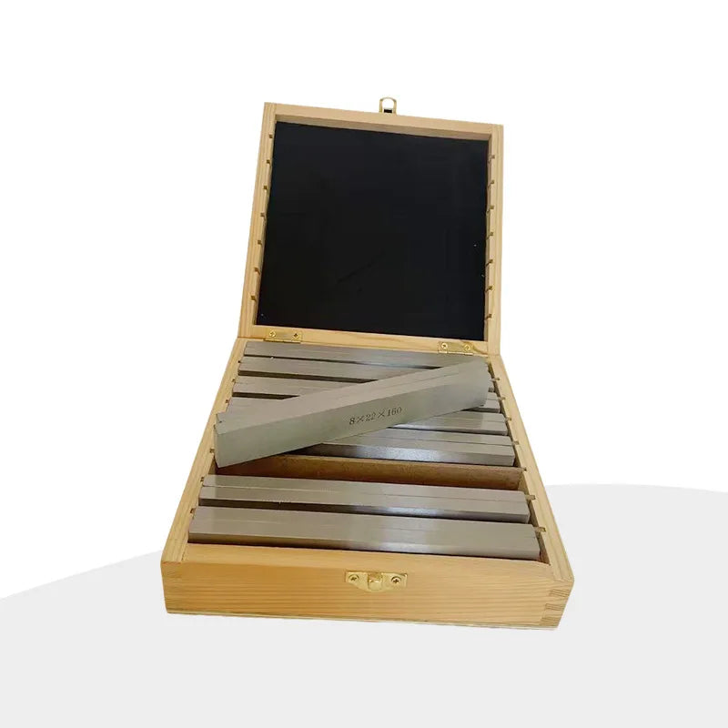 TEBAK Machine Tools 160x8mm 9pairs Precision Parallel Set Parallelism: 0.005mm Parallel Bock Set Block Gauge Gage