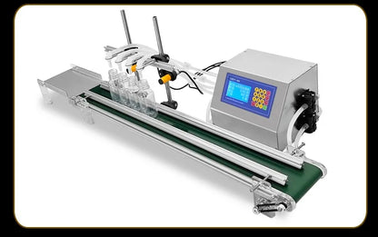 TEBAK CSY-4H1200 Automatic Peristaltic Pump Small Liquid Filling Machine Four Line Conveyor Belt Filling Machine