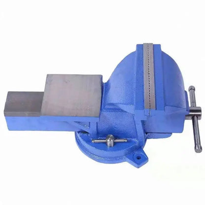 Hot Sale China TEBAK Heavy Duty Cast Iron Bench Vise With Free Rotate Round Mounting Base
