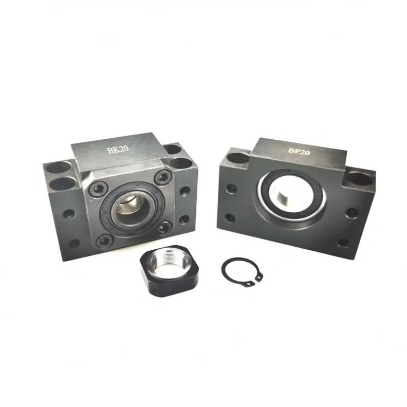 TEBAK D-02 FK10 FK12 FK15 FK20 FK25 Precision Ball Lead Screw Support Set Bearing Seat Lead Screw Bearing Lead Screw Fixing Seat