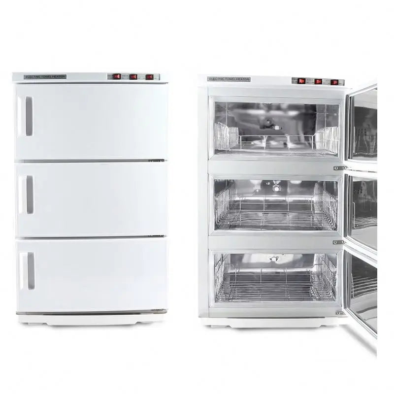 TEBAK Professional Electric Vertical Salon Spa Tool Cabinet Towel Heater Ultraviolet Towel Warmer