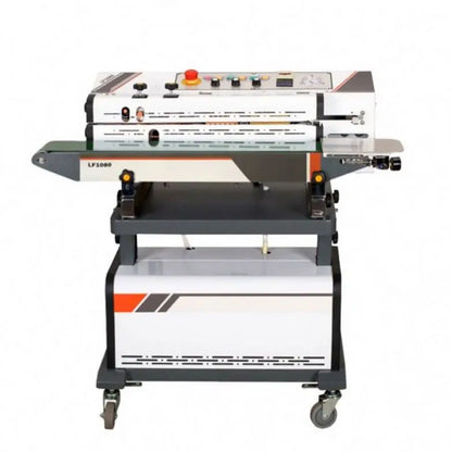 TEBAK SY-LF1080B Heat Band Sealer Continuous Film Pouch Plastic Bag Vertical Nitrogen Gas Flushing Sealing Machine