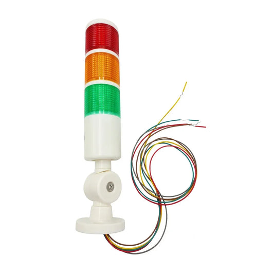 TEBAK PT50-3T-J Multi-layer Warning Light LED Warning  Machine Tool signal Tower Light Tricolor Light Folding 24V