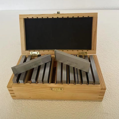 TEBAK Machine Tools 150x8.5mm 9pairs Precision Parallel Set Block Set Parallel Pad Gauge Block CNC Milling Pads