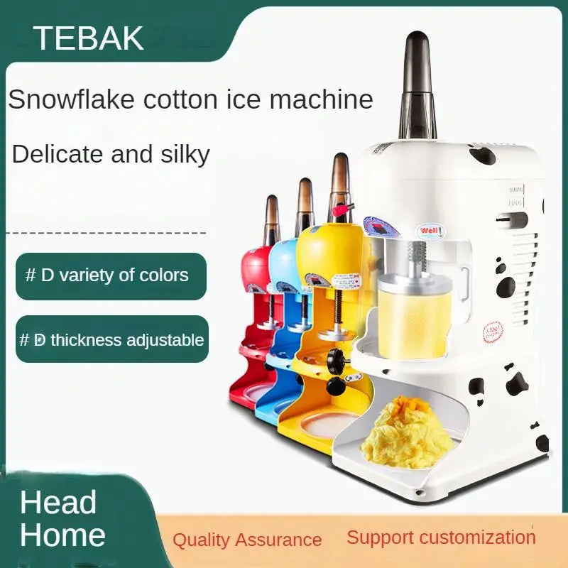 2024 New Crusher Commercial Shaver for Shave Dessert Shaved Ice Snow Cone Machine