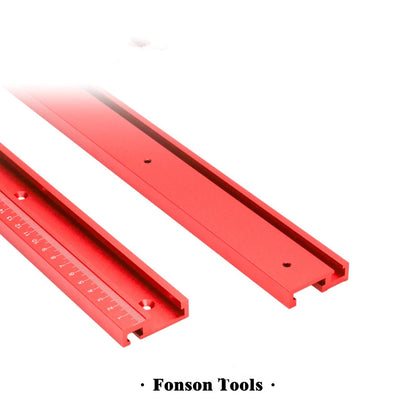 TEBAK W-05 Track Woodworking Saw Table Workbench DIY Tools 45-type Chute T Track With Scale Aluminum Alloy T-tracks Slot Miter